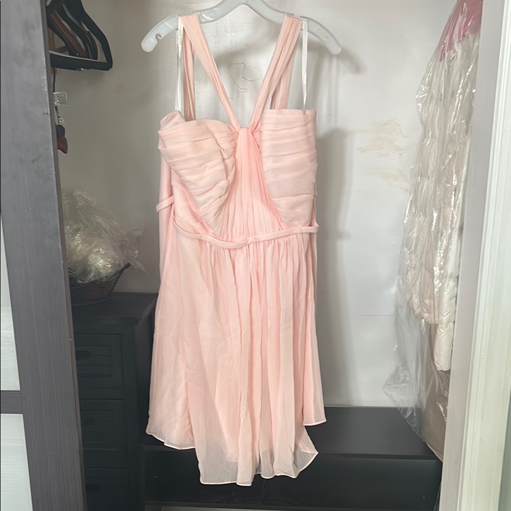 David’s Bridal Pink Dress